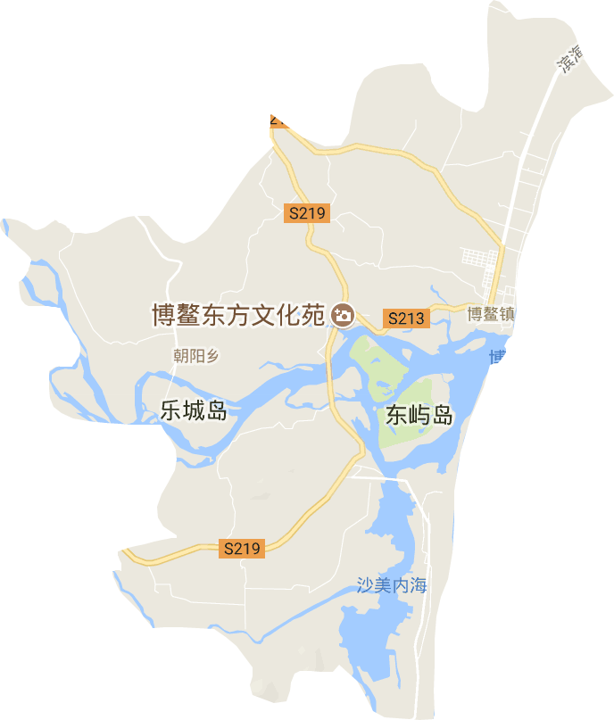 博鳌镇电子地图