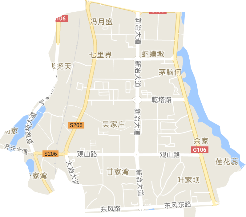 东风路街道电子地图