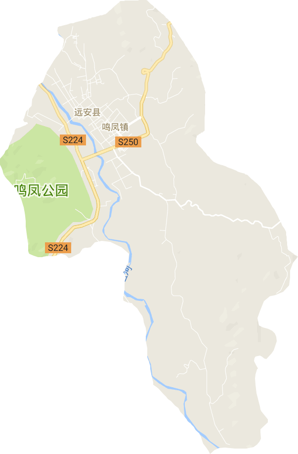 鸣凤镇电子地图