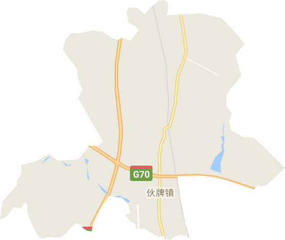 伙牌镇电子地图