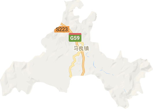 马良镇电子地图
