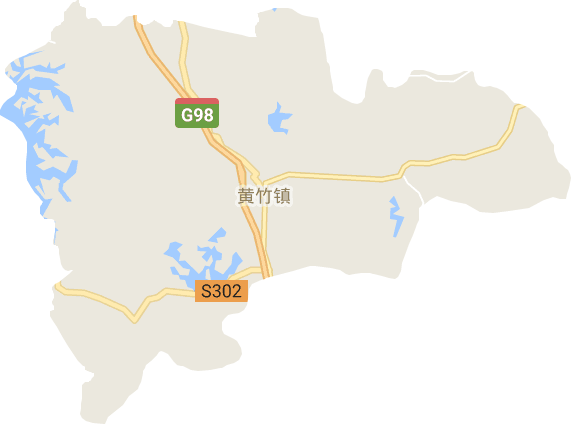 黄竹镇电子地图