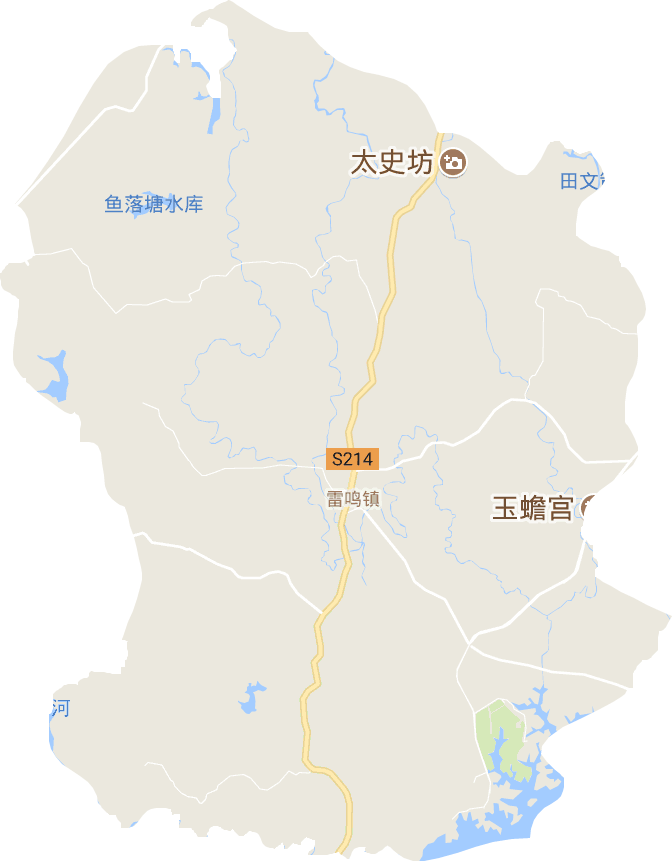 雷鸣镇电子地图