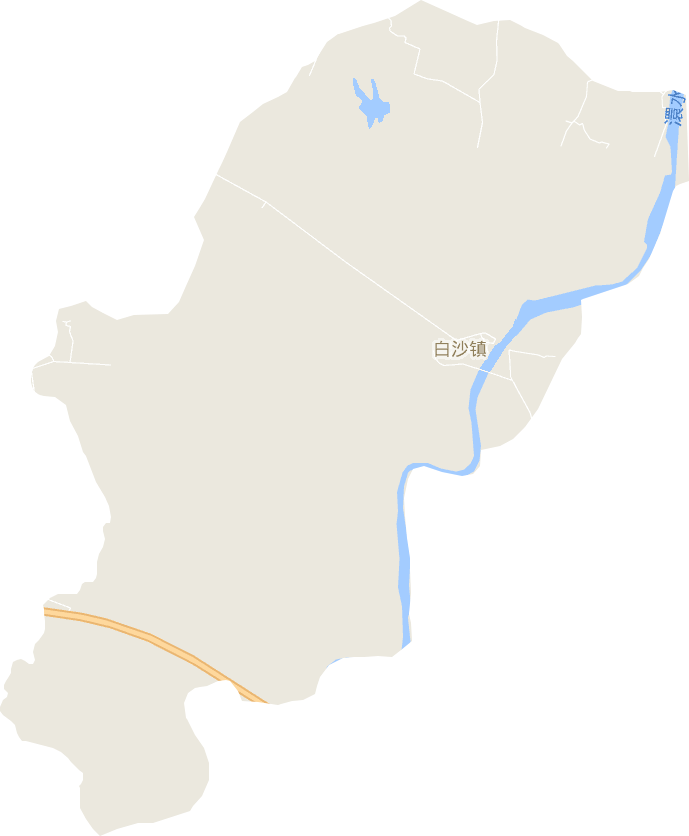白沙镇电子地图