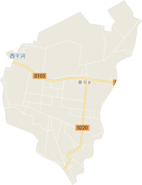 秦市乡电子地图