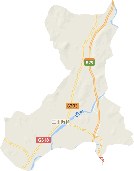 三里畈镇电子地图