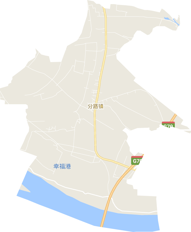 分路镇电子地图
