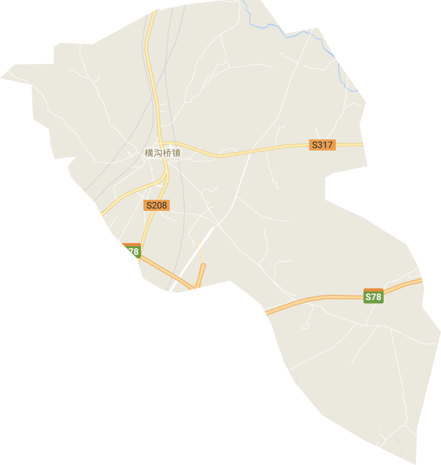 横沟桥镇电子地图