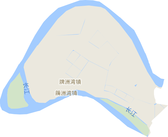 牌洲湾镇电子地图