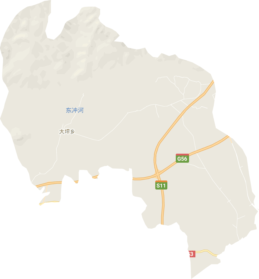 大坪乡电子地图