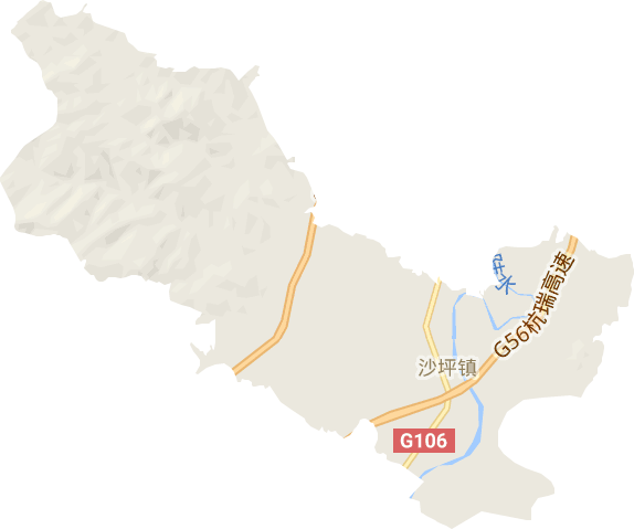 沙坪镇电子地图