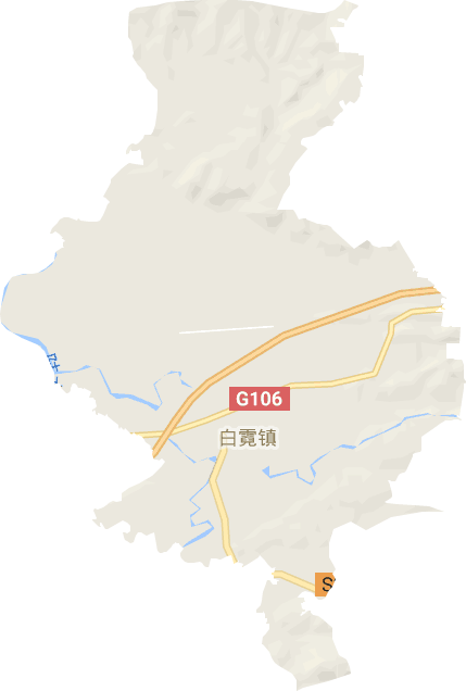 白霓镇电子地图