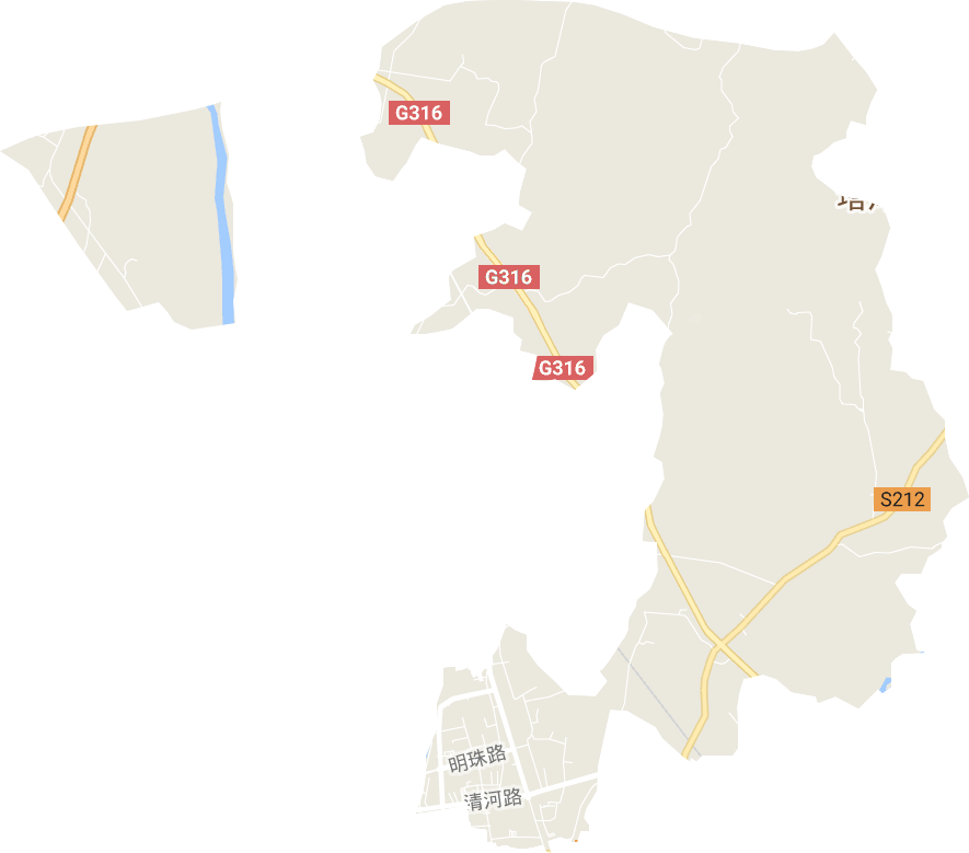 北郊街道（办事处）电子地图