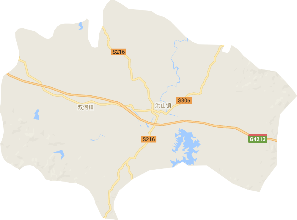 洪山镇电子地图