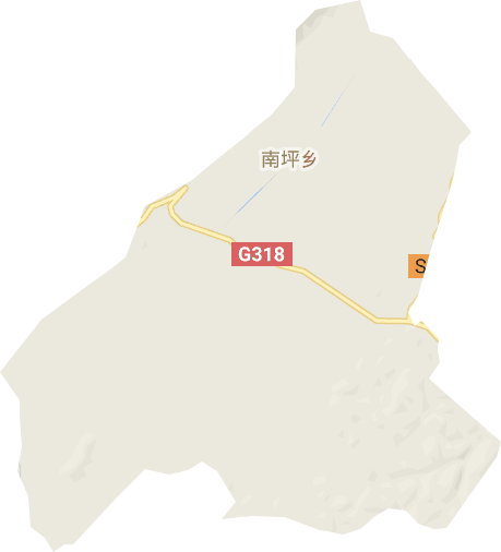 南坪乡电子地图