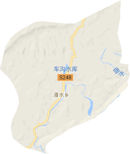 漫水乡电子地图