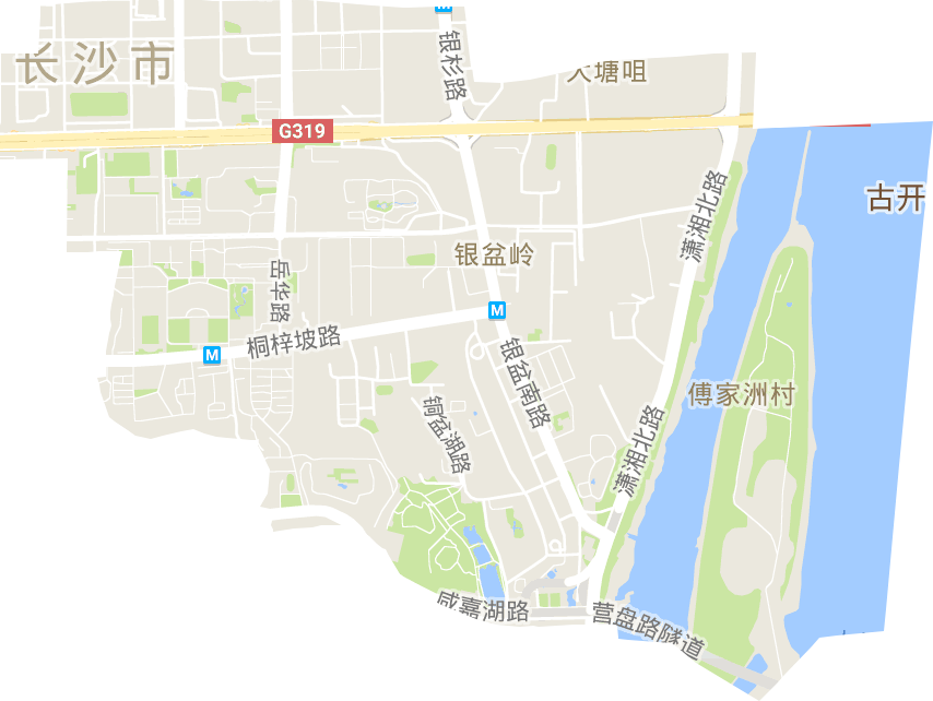 银盆岭街道电子地图
