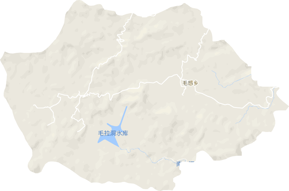 毛感乡电子地图