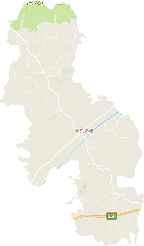 偕乐桥镇电子地图