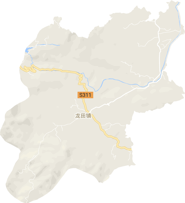 龙田镇电子地图
