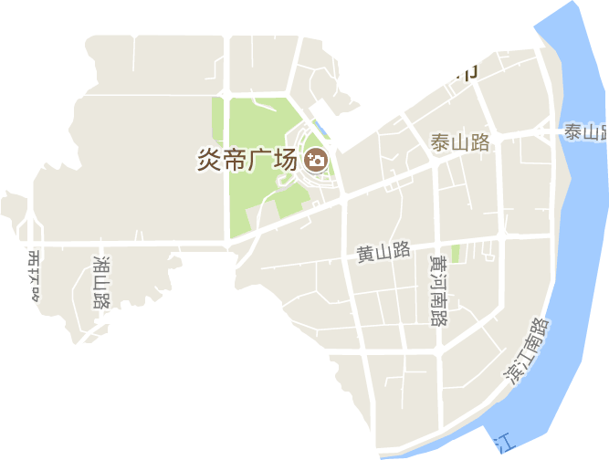 泰山路街道电子地图