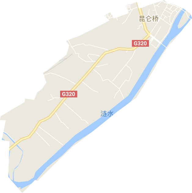 昆仑桥街道电子地图