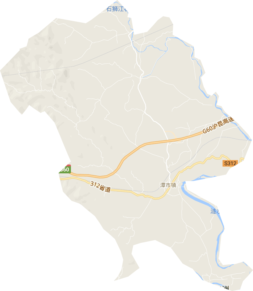 潭市镇电子地图