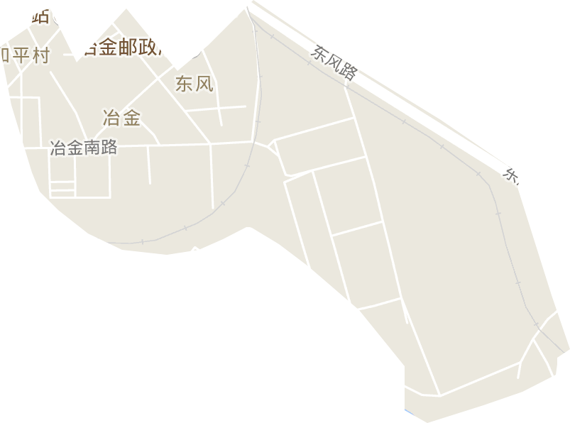 冶金街道电子地图