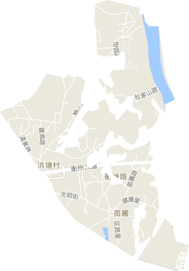苗圃街道电子地图