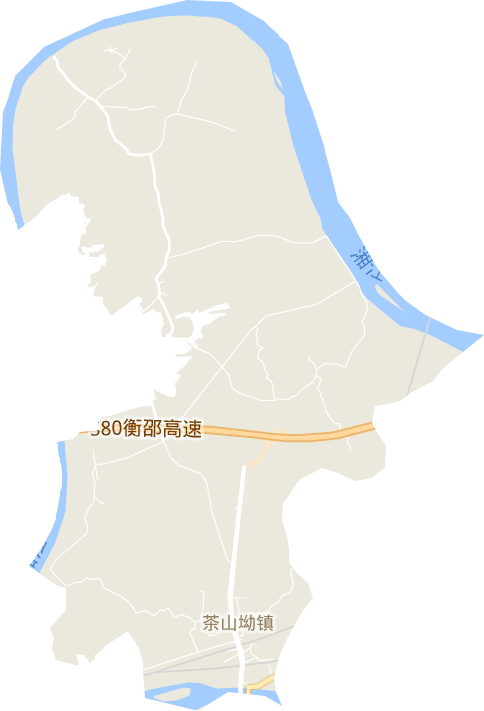 茶山坳镇电子地图