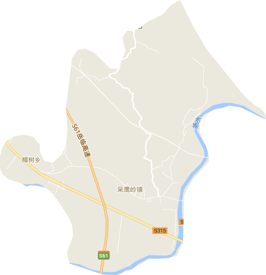 呆鹰岭镇电子地图