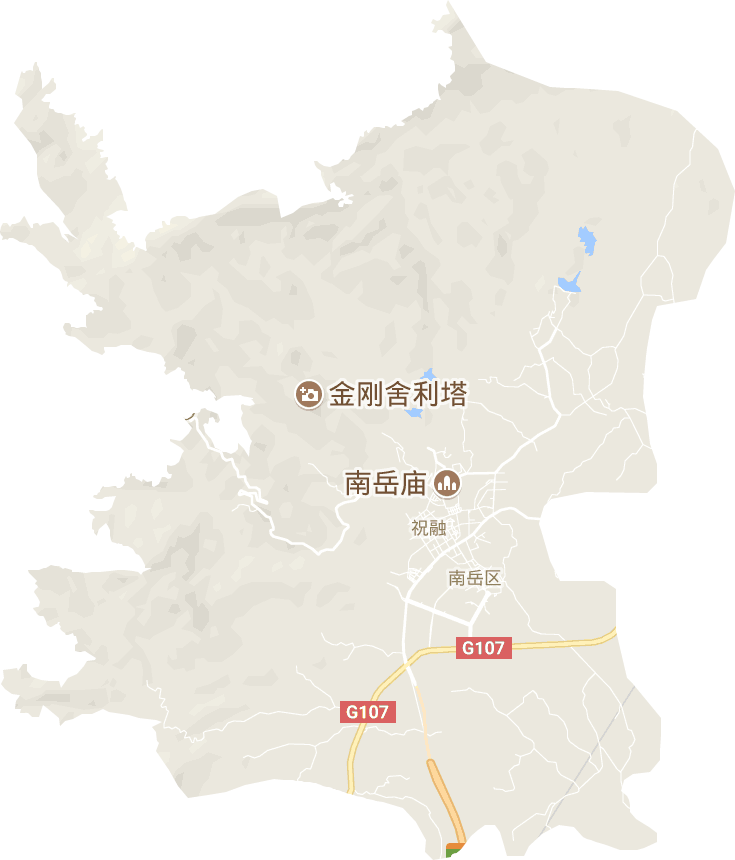 南岳镇电子地图