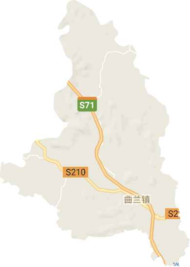 曲兰镇电子地图