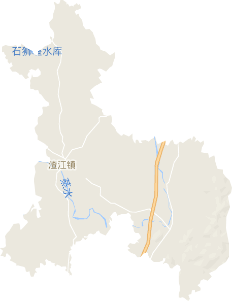 渣江镇电子地图
