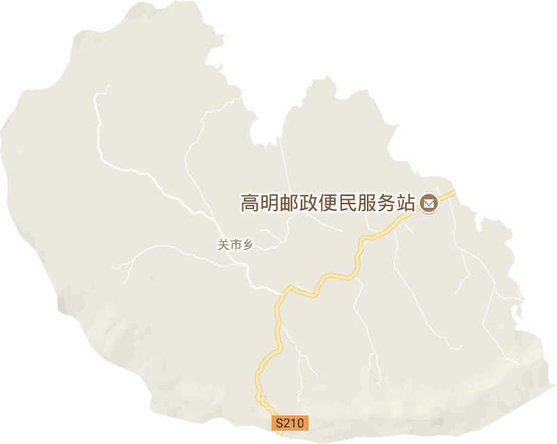 关市镇电子地图