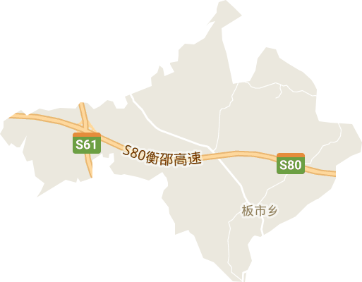 板市乡电子地图