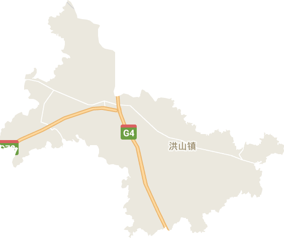 洪山镇电子地图