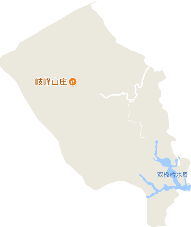 衡南县岐山办事处电子地图