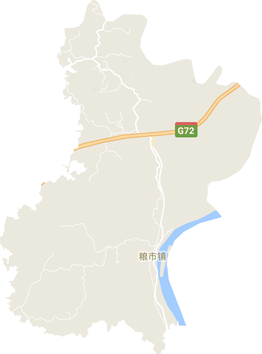 粮市镇电子地图