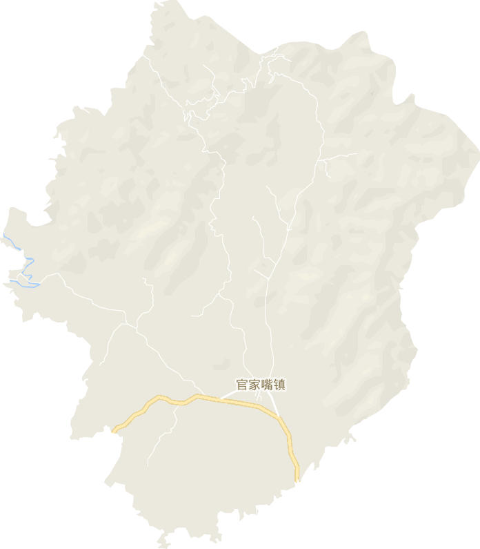 官家嘴镇电子地图