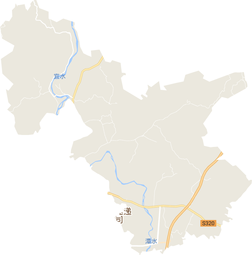 宜潭乡电子地图