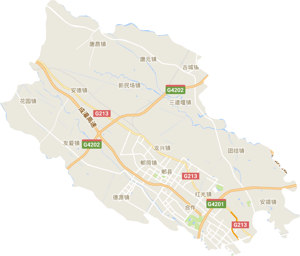 郫都区电子地图