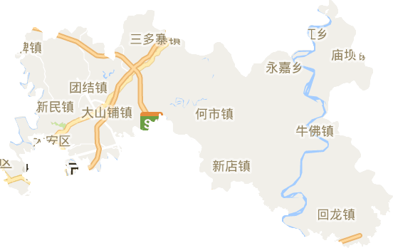 大安区电子地图