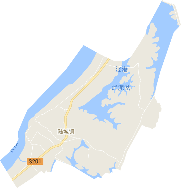 陆城镇电子地图