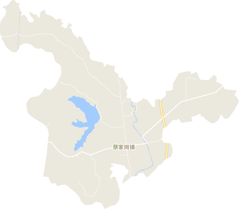 蔡家岗镇电子地图
