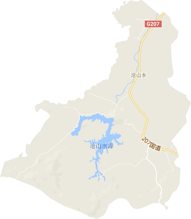 沧山乡电子地图