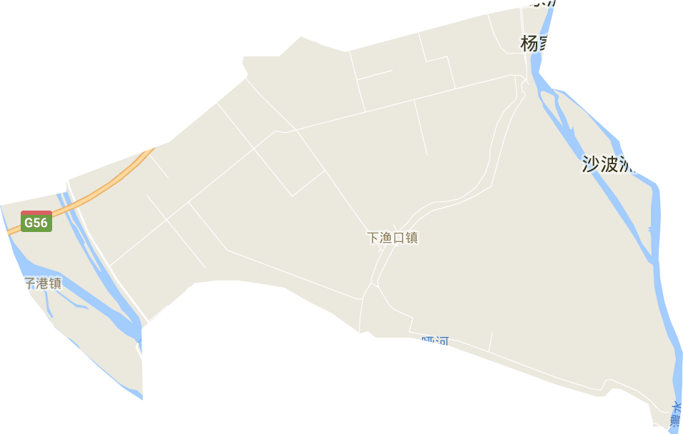 下渔口镇电子地图