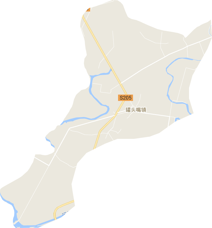 罐头嘴镇电子地图
