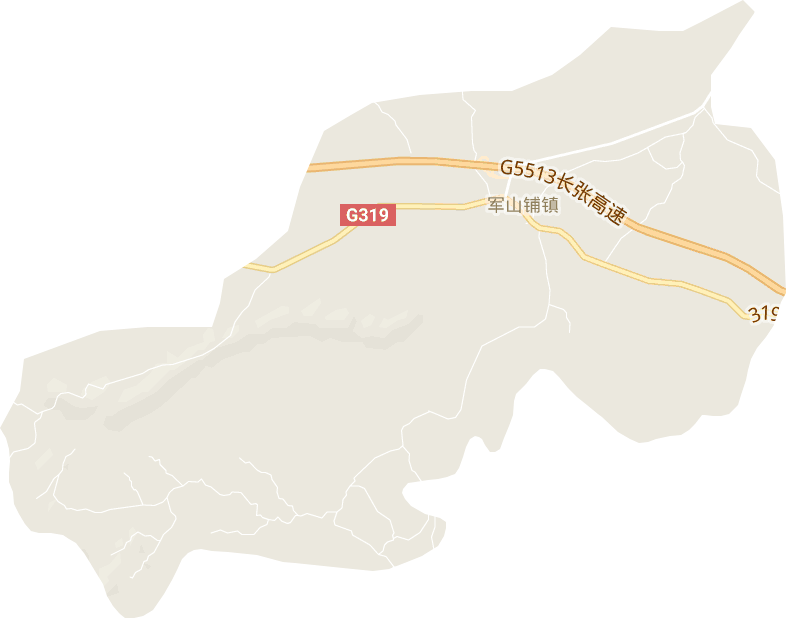 军山铺镇电子地图