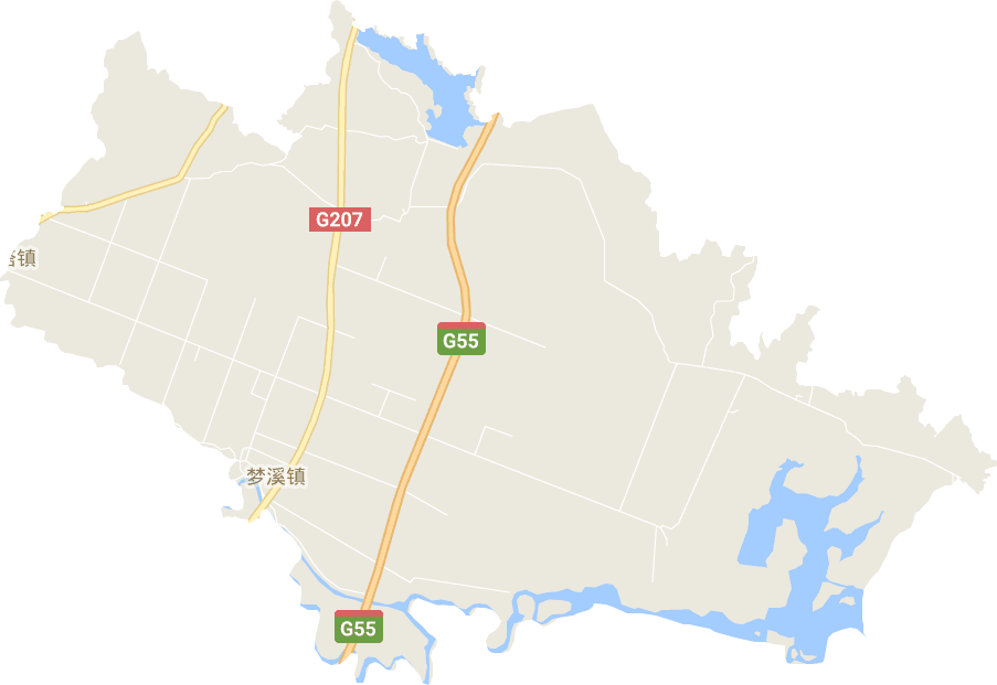 梦溪镇电子地图